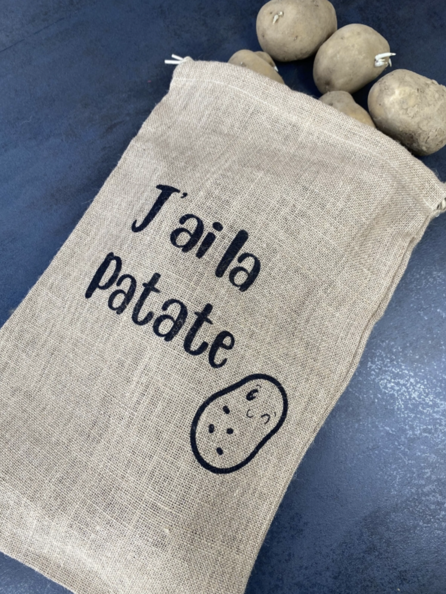 Sac a sales patate en jute